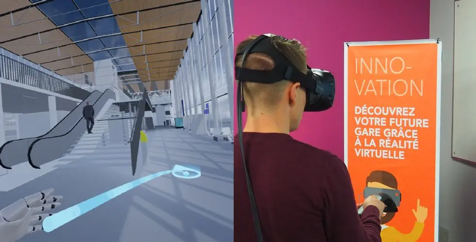 Visualisation VR gare