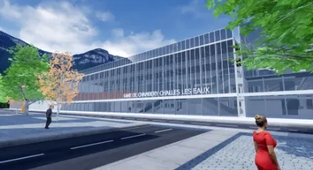 Visite VR gare de Chambéry
